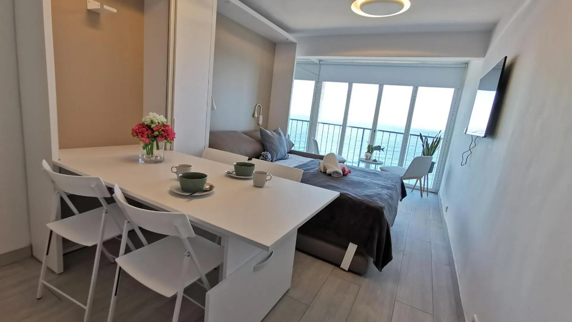 Apartman Villas Cosette Apartamento Beach Palace Cb 10 Vistas Espectaculares En Primera Linea De Mar Con Parking Incluido En Platja D'Aro - Es-209-26 Spanyolország